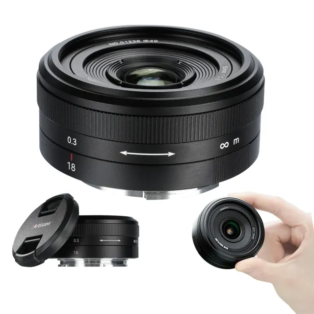 7Artisans 18mm F5.6 objectif Sony E pancake noir