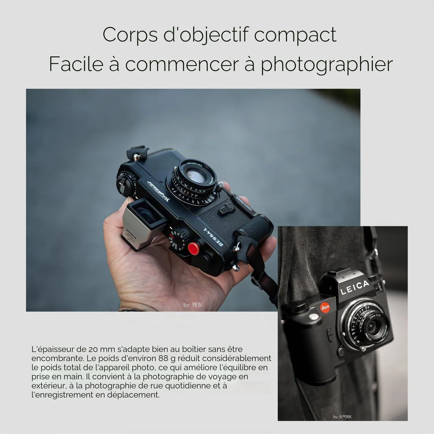 7Artisans M35mm F2.8 objectif Leica M L39 plein format