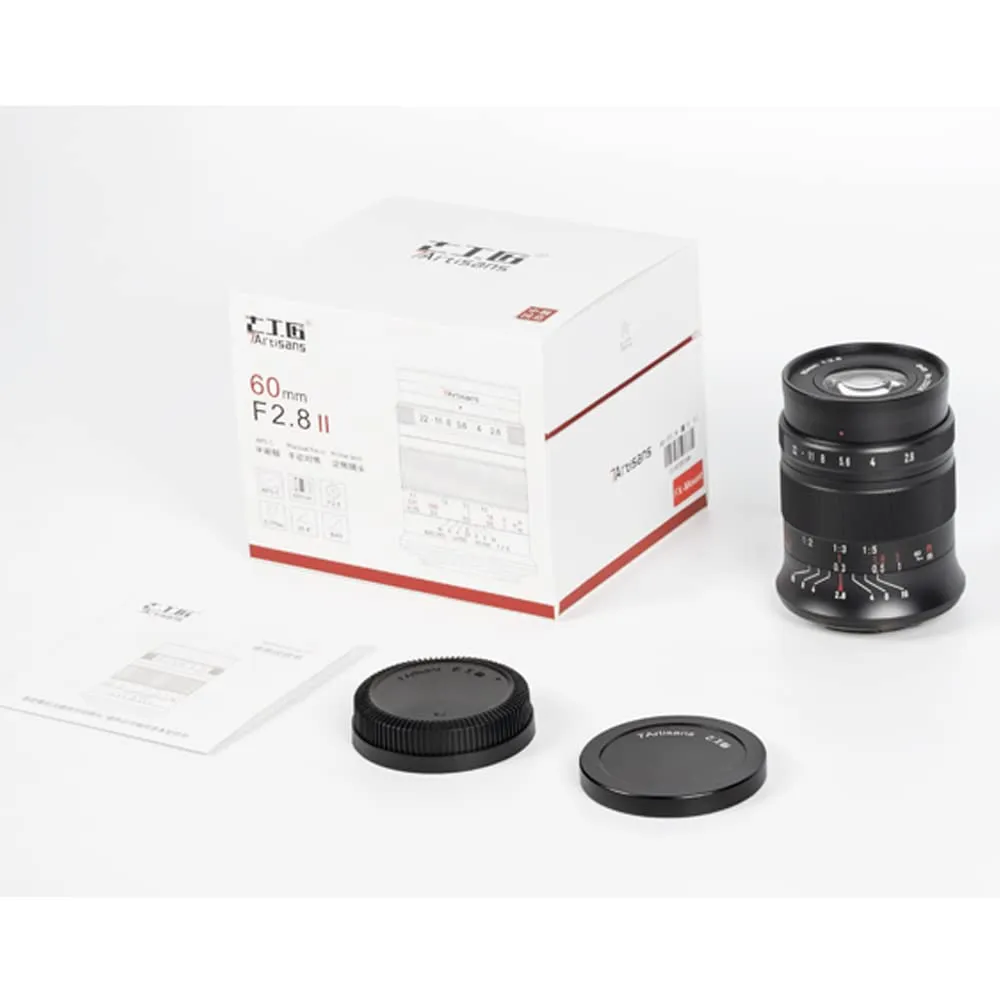 7Artisans 60mm F2.8 Objectif Macro MFT 1:1