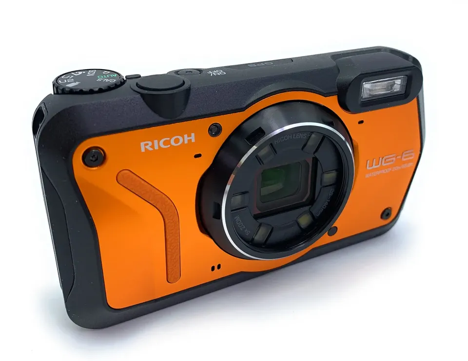 Ricoh WG-6 compact étanche 20 MP orange 4K