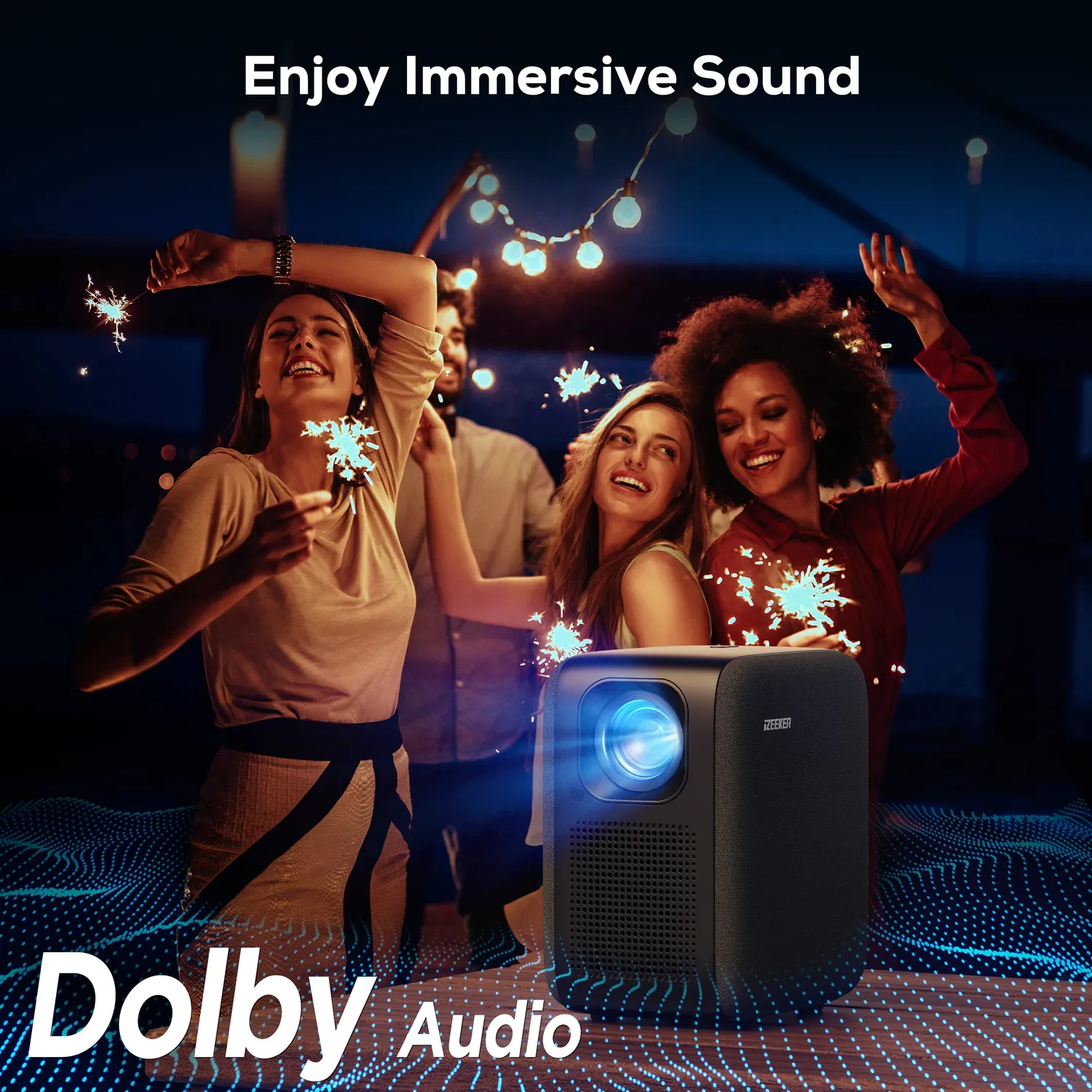 iZeeker iPL610 vidéoprojecteur WiFi Netflix image auto