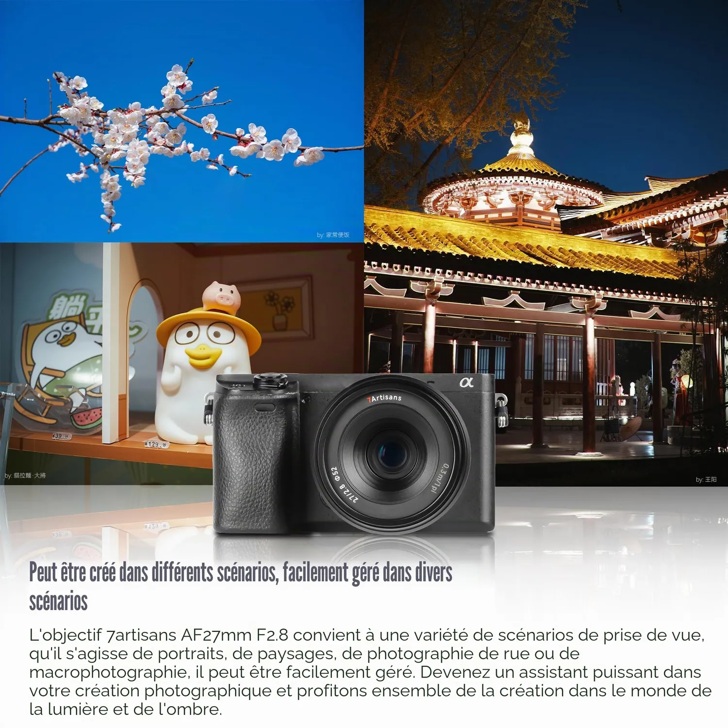 7Artisans AF 27mm F2.8 objectif APS-C Sony E compact