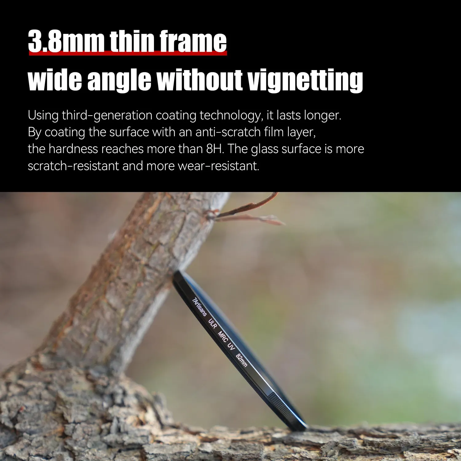 7Artisans ULR MRC UV filtre UV 82mm anti-reflet