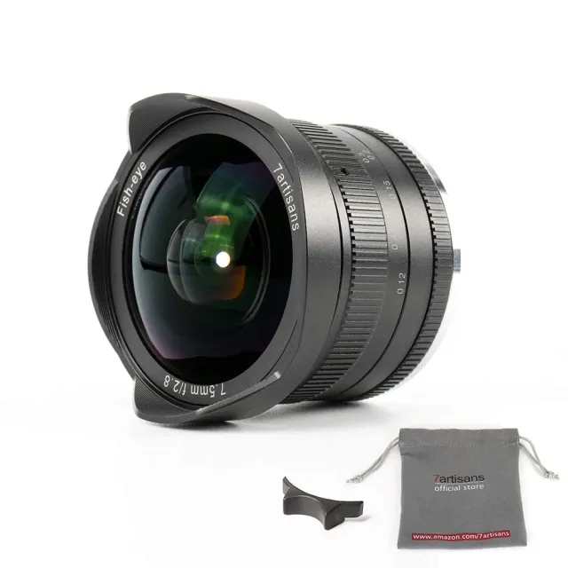 7Artisans 7.5mm F2.8 objectif fisheye Micro 4/3