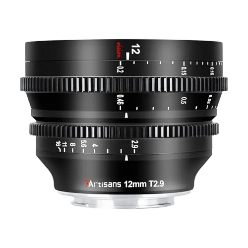7Artisans 12mm T2.9 objectif ciné Fuji X APS-C