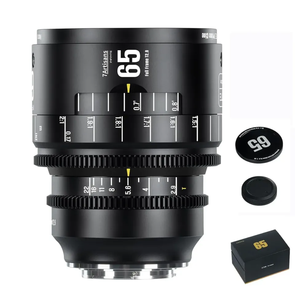 7Artisans 65mm T2.9 objectif cinéma macro Sony E