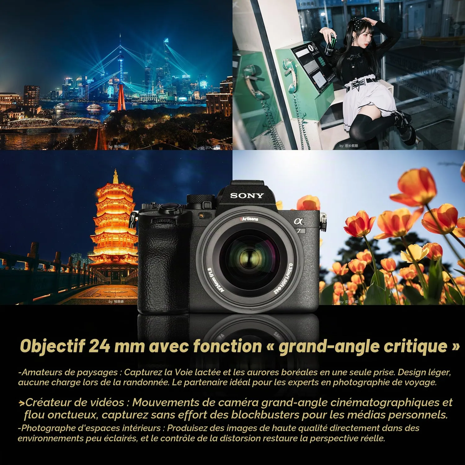 7Artisans 24mm F1.8 AF objectif Sony E plein format