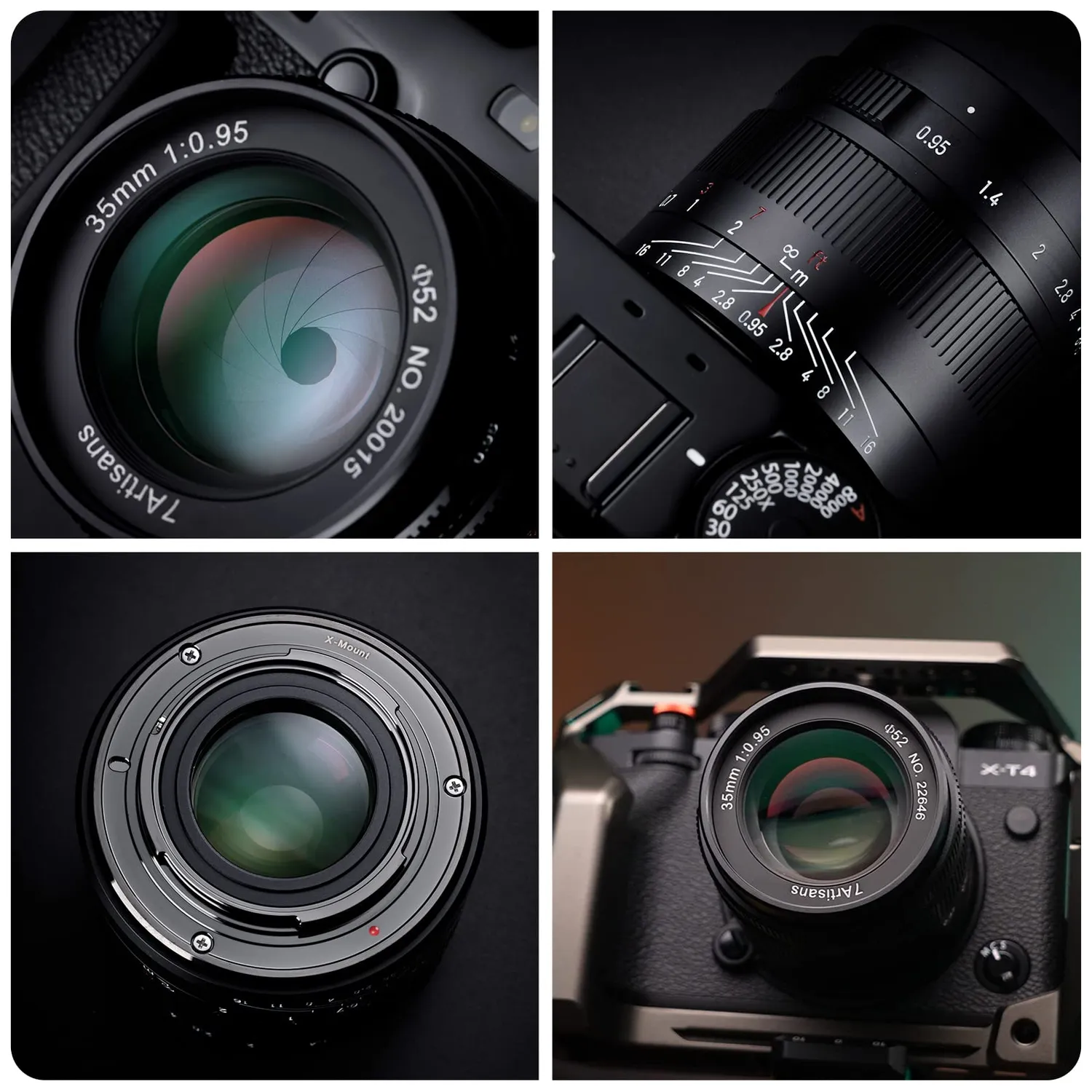 7Artisans 35mm F0.95 objectif Nikon Z APS-C lumineux
