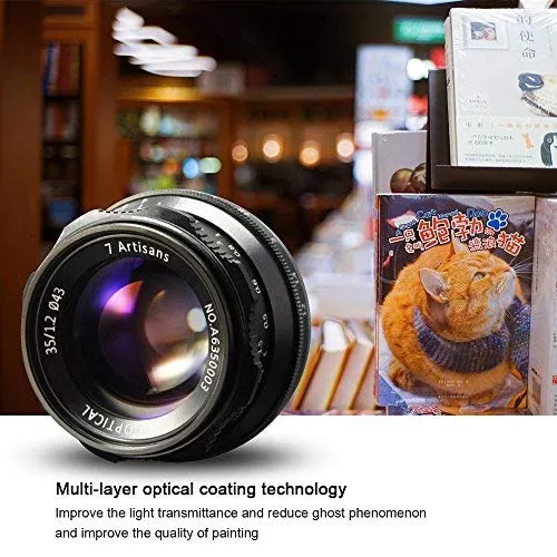 7Artisans 35mm F1.2 objectif manuel monture Nikon Z noir