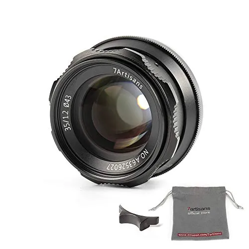 7Artisans 35mm F1.2 objectif manuel monture Nikon Z noir