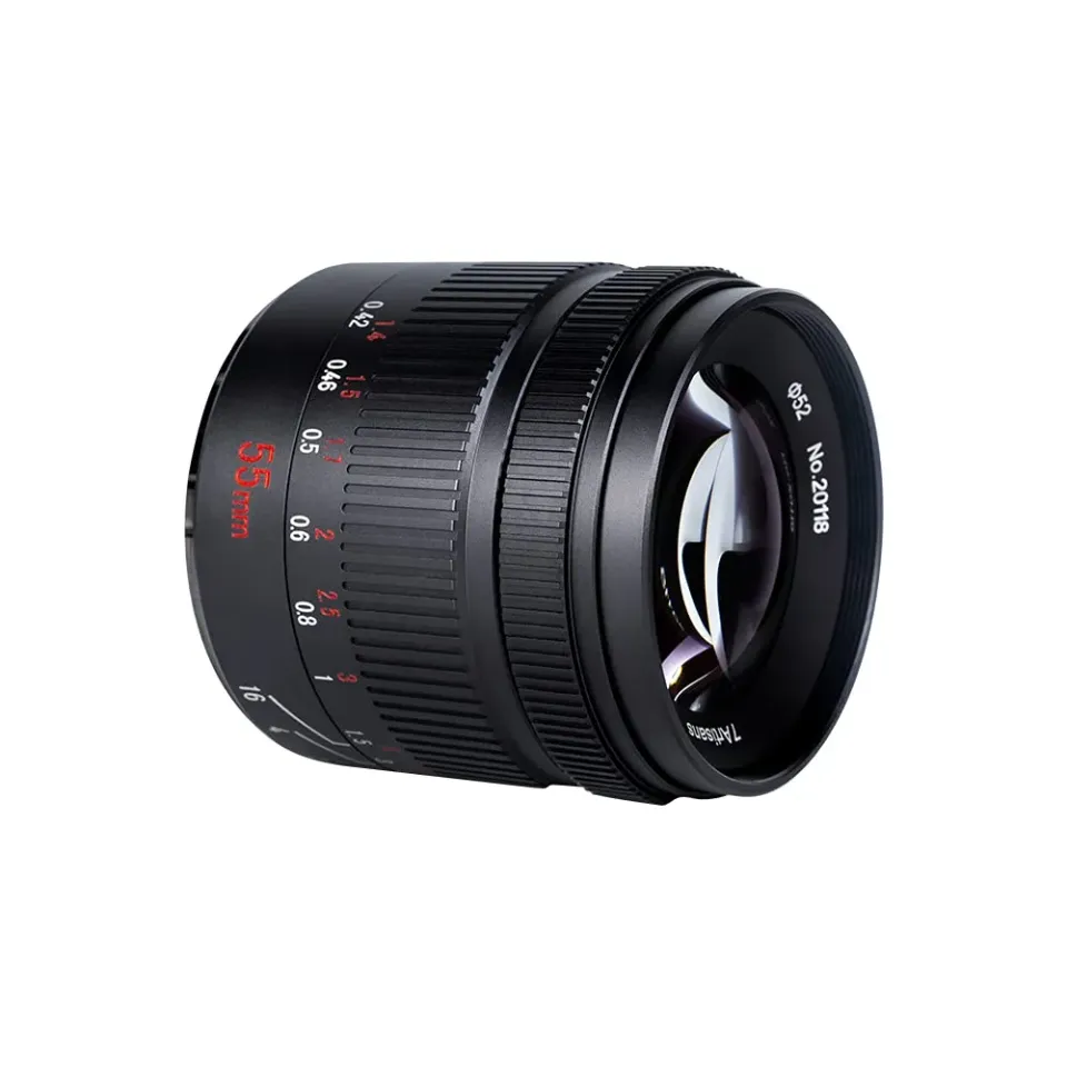 7Artisans 55mm F1.4 II objectif Sony E portrait APS-C