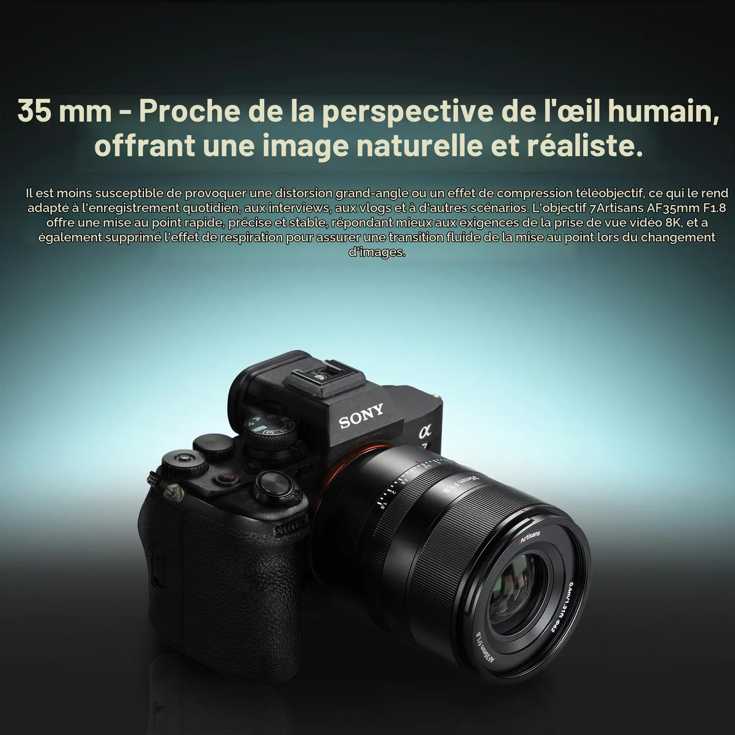 7Artisans AF 35mm F1.8 objectif Sony E autofocus