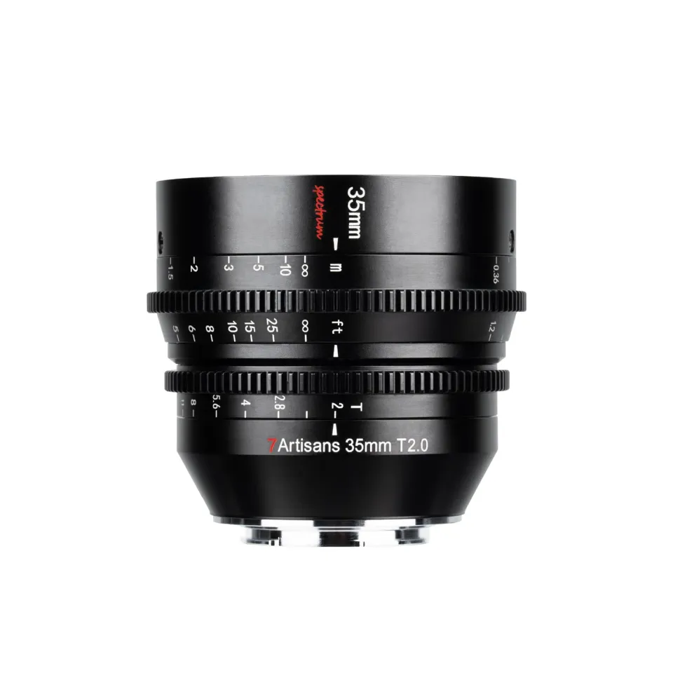 7Artisans Spectrum 35mm T2.0 objectif cinema monture L