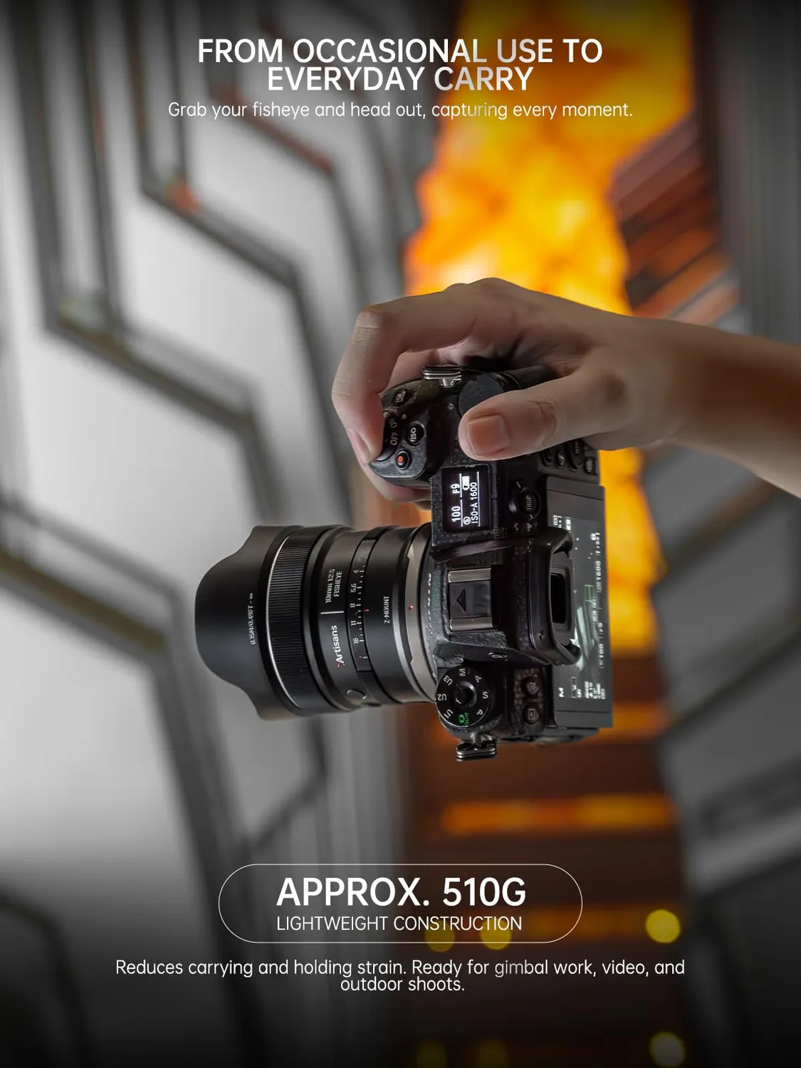 7Artisans AF 10mm F2.5 objectif Nikon Z fisheye