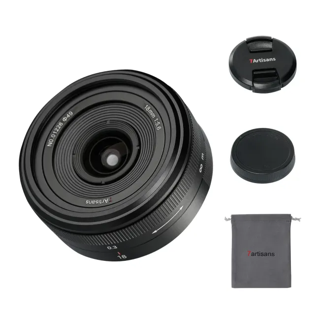 7Artisans 18mm F5.6 objectif pancake monture L ultra fin