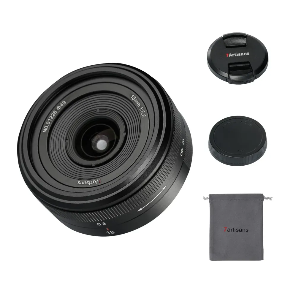 7Artisans 18mm F5.6 objectif pancake monture L ultra fin