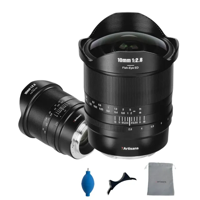 7Artisans 10mm F2.8 II Objectif Fisheye L 178°