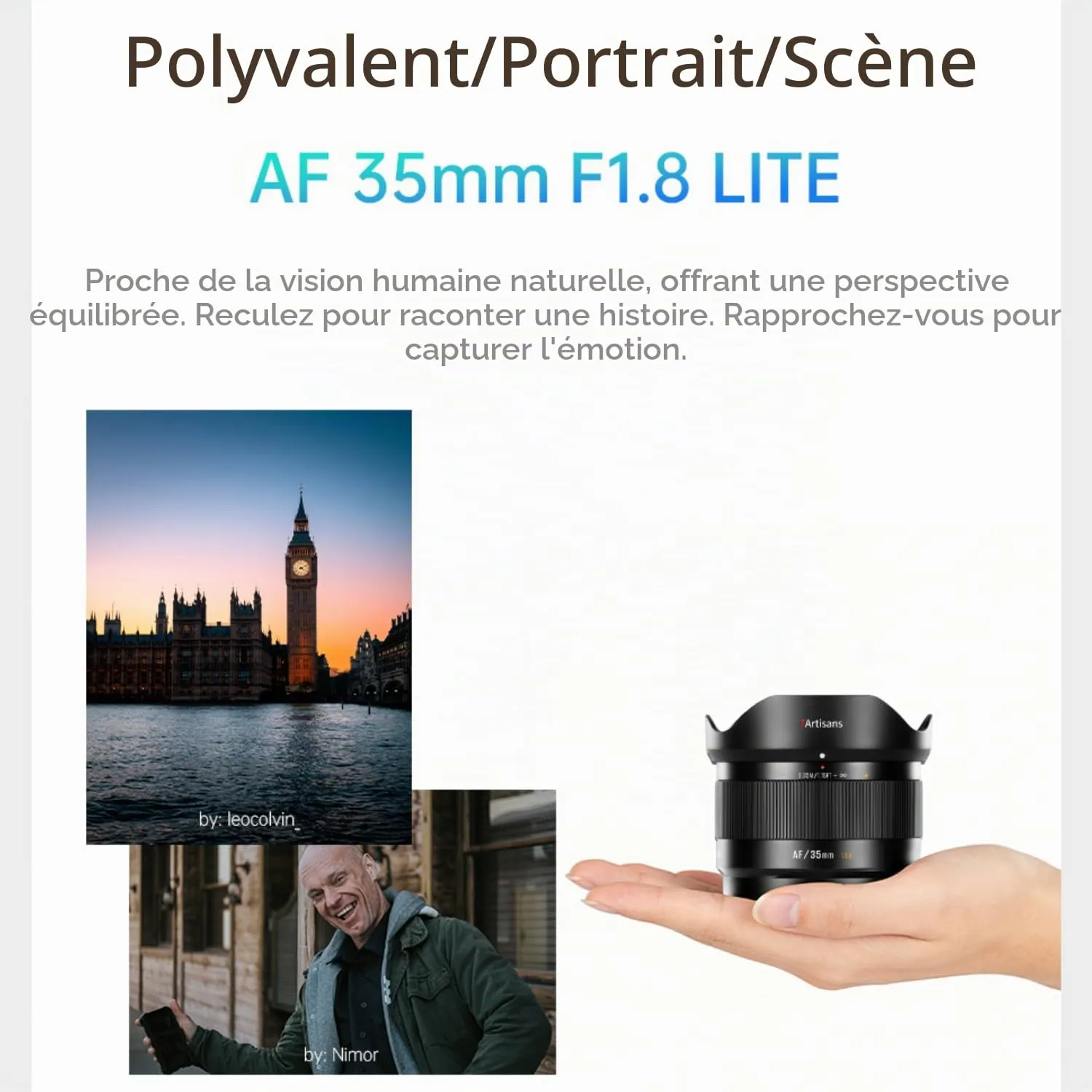 7Artisans 35mm F1.8 AF objectif Sony E APS-C autofocus