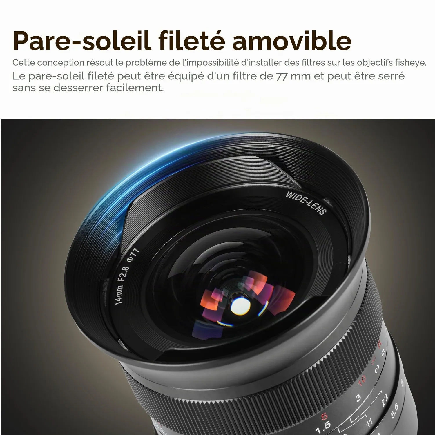 7Artisans 14mm F2.8 Objectif Grand Angle Z Plein Format
