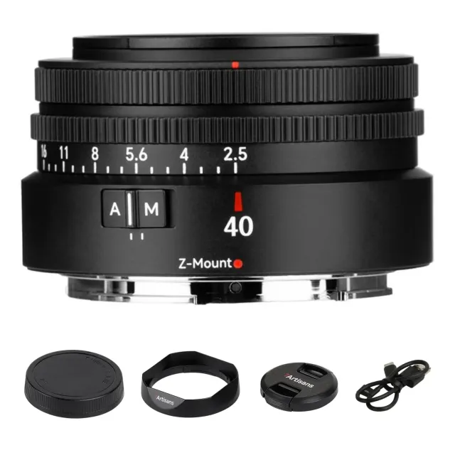 7Artisans AF 40mm F2.5 objectif Nikon Z 90g léger