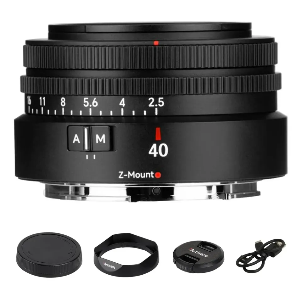 7Artisans AF 40mm F2.5 objectif Nikon Z 90g léger