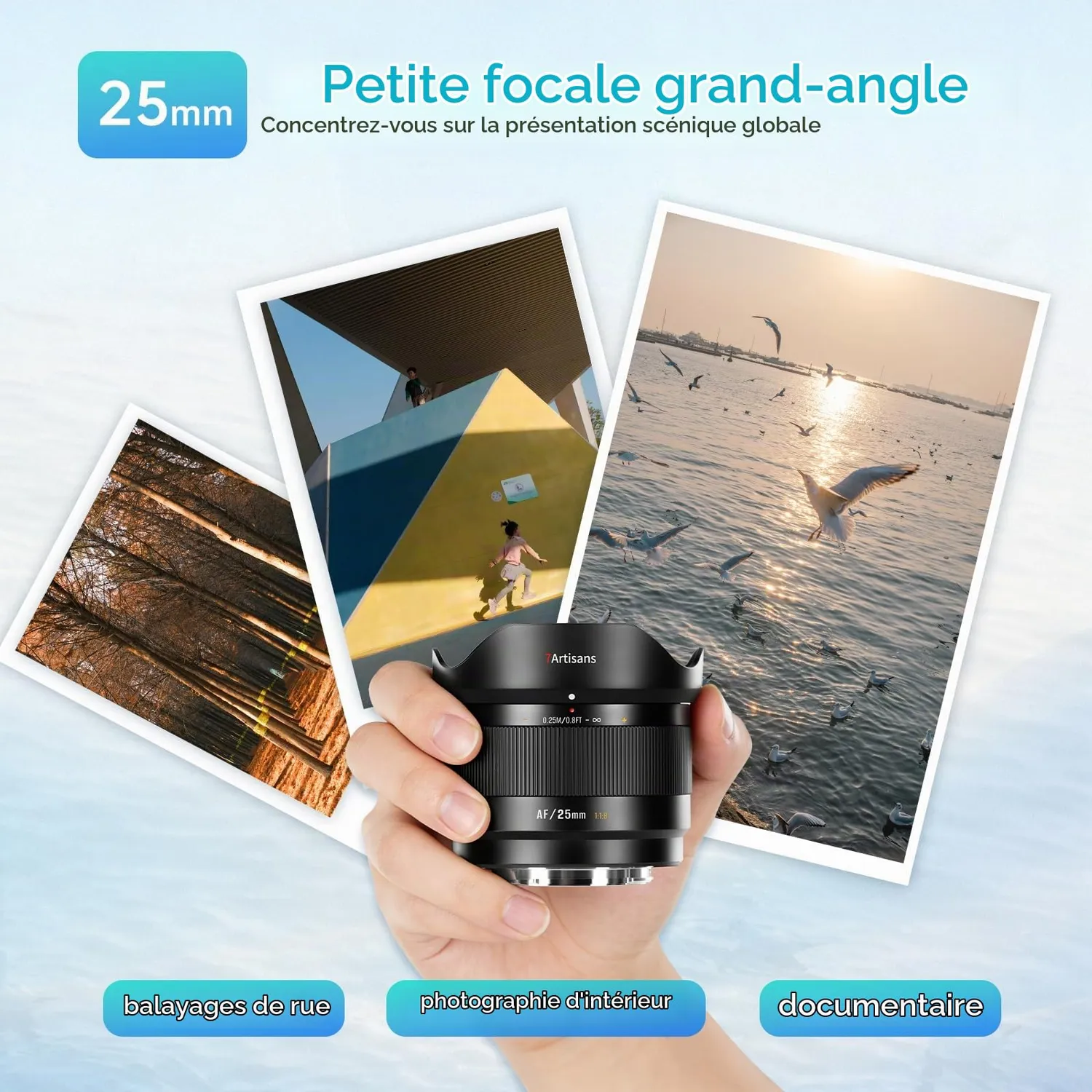 7Artisans AF 50mm F1.8 Objectif Sony E APS-C