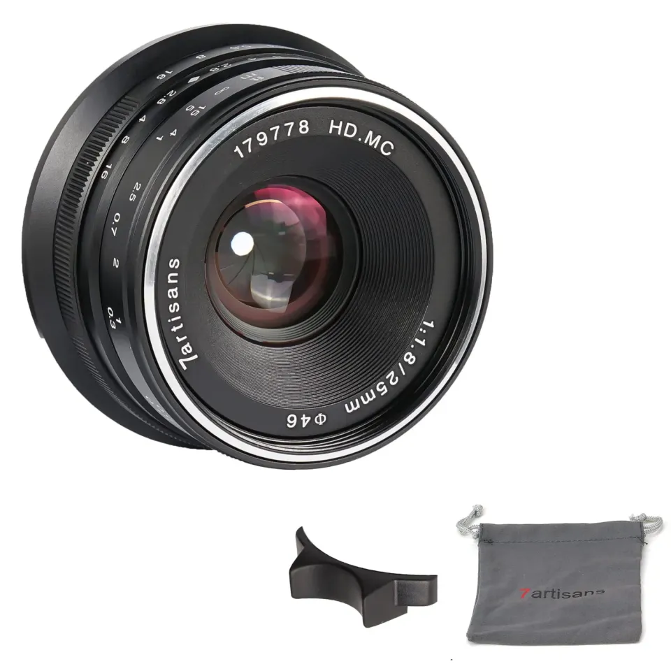 7Artisans 25mm F1.8 objectif Sony E noir manuel