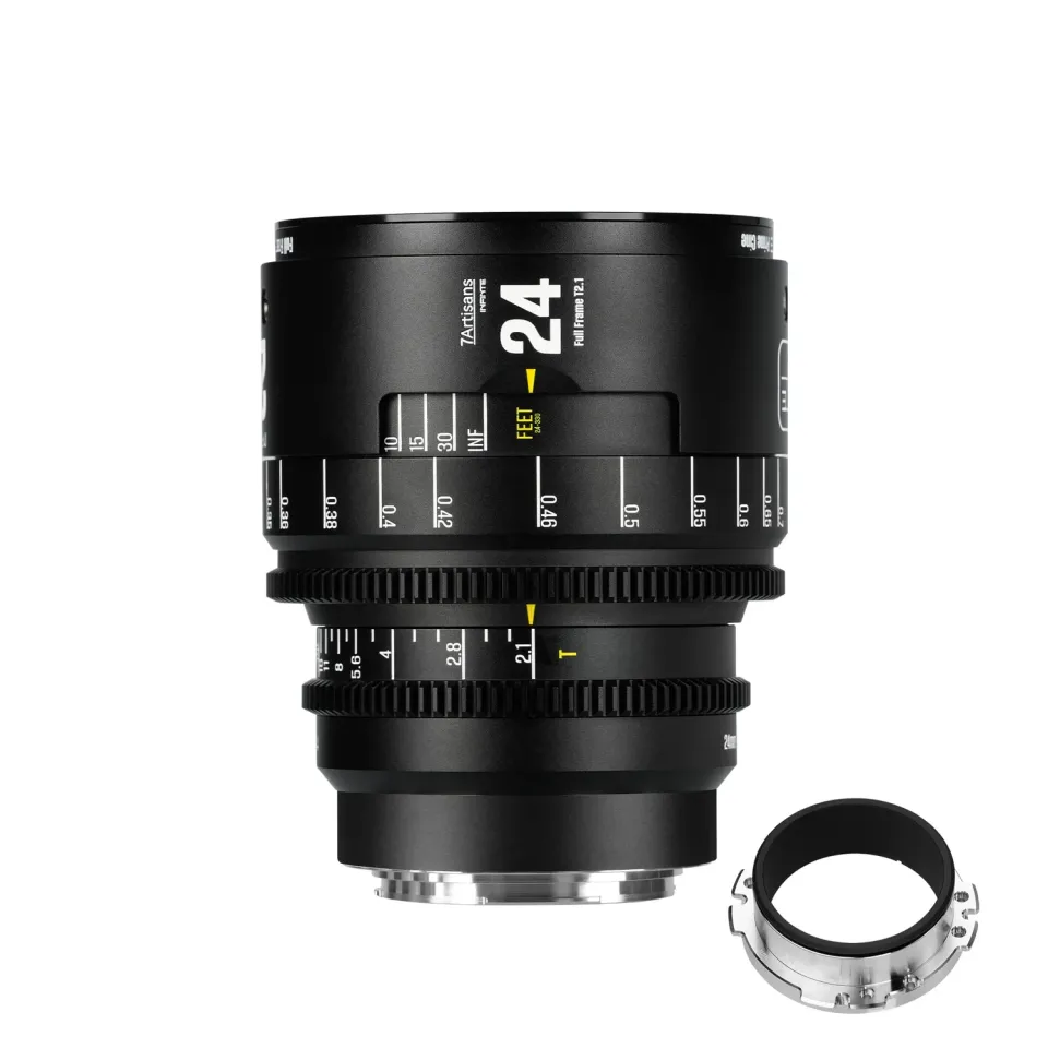 7Artisans INFINTE 24mm T2.1 objectif cinéma EF noir plein format
