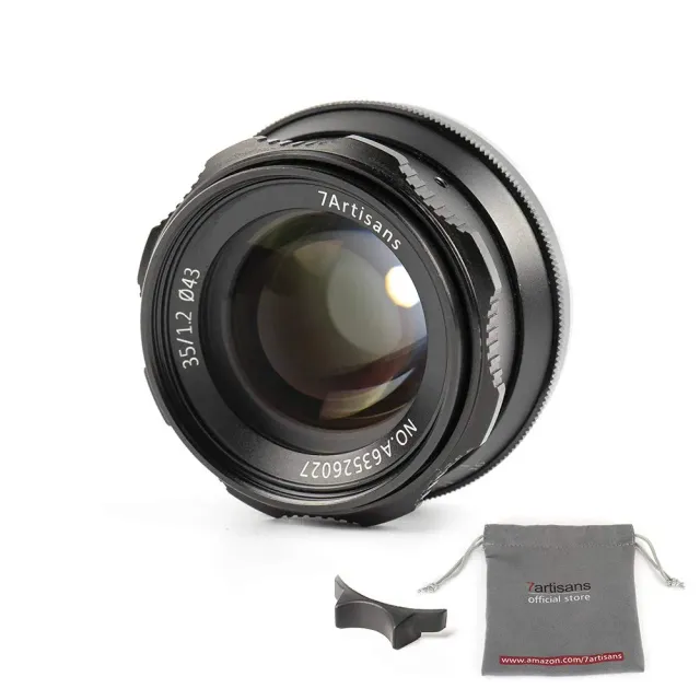 7Artisans 35mm F1.2 objectif manuel monture Nikon Z noir