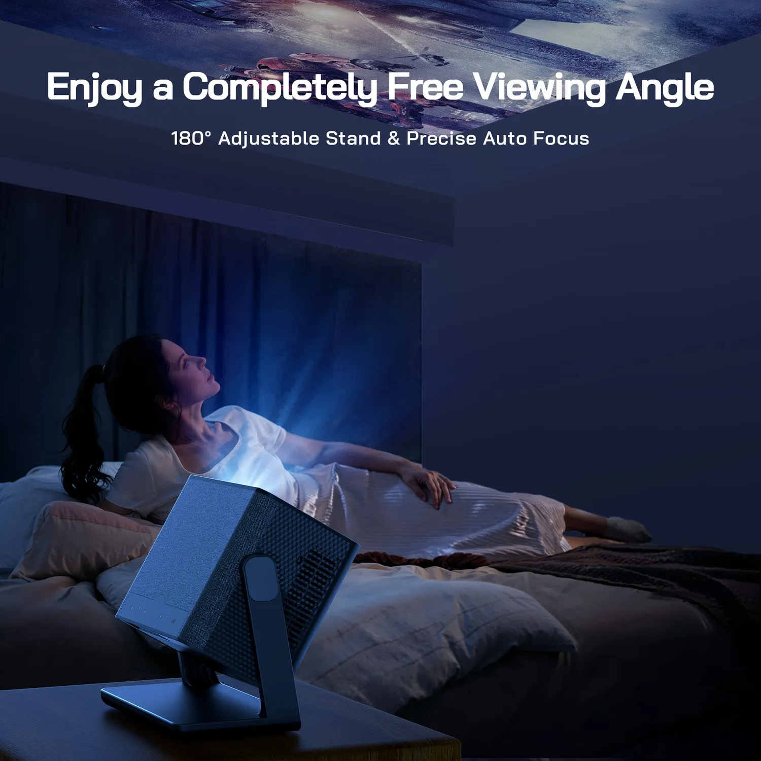 Wolfang WP04 vidéoprojecteur portable home cinéma