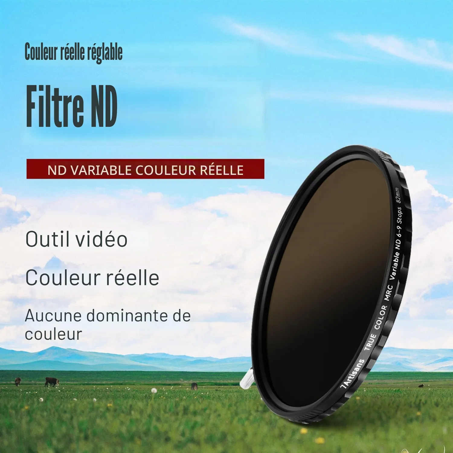 7Artisans True Color filtre VND 67mm 6-9 stops