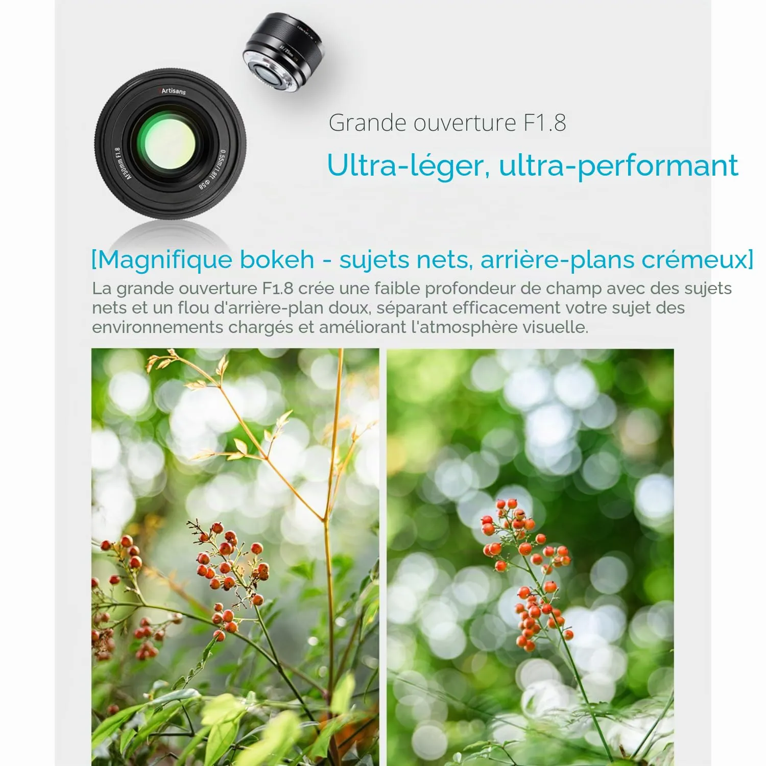 7Artisans 35mm F1.8 AF objectif Sony E APS-C autofocus