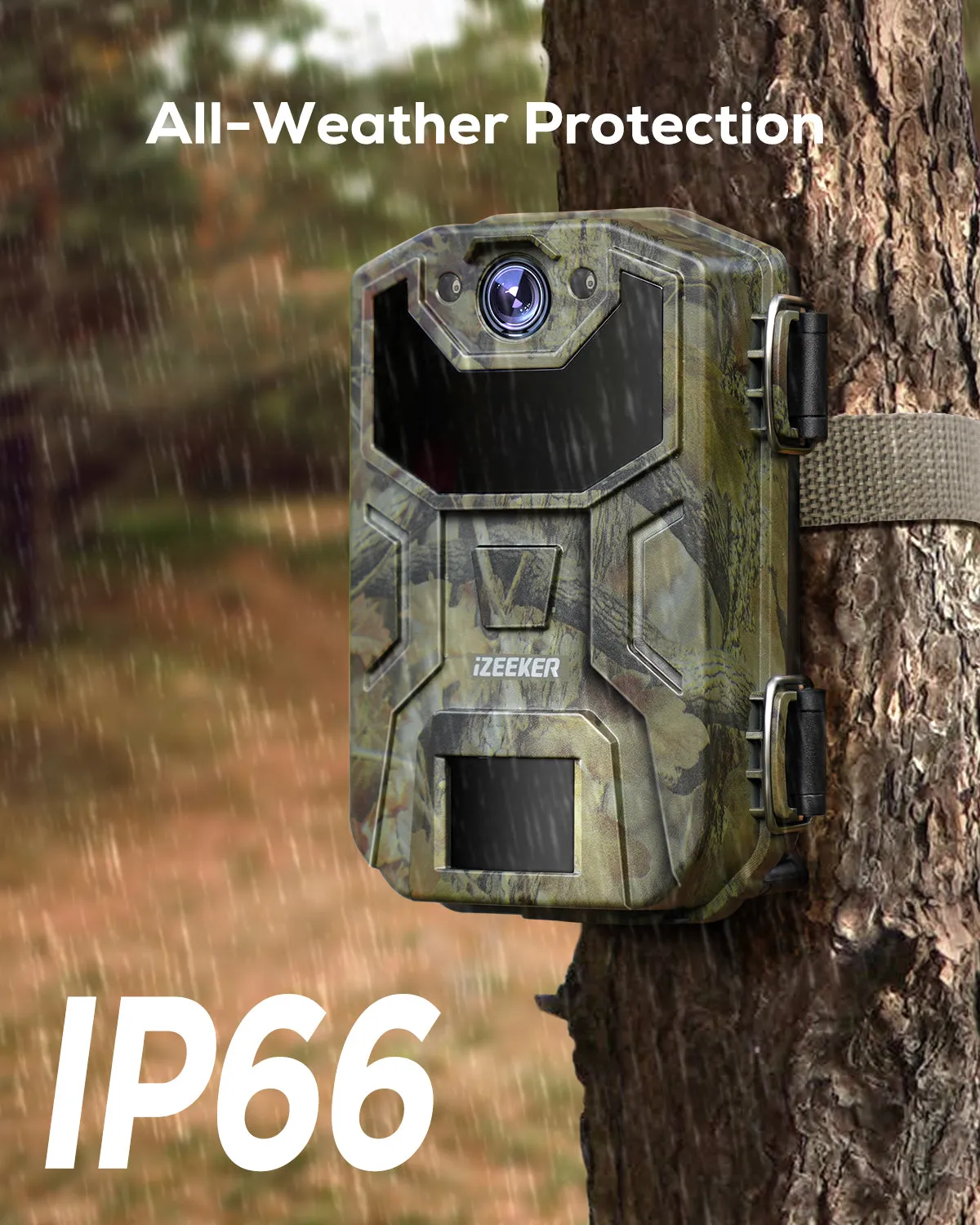 iZeeker iG200 caméra de chasse 1080p simple d'usage