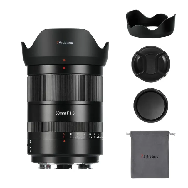 7Artisans AF 50mm F1.8 objectif monture L noir