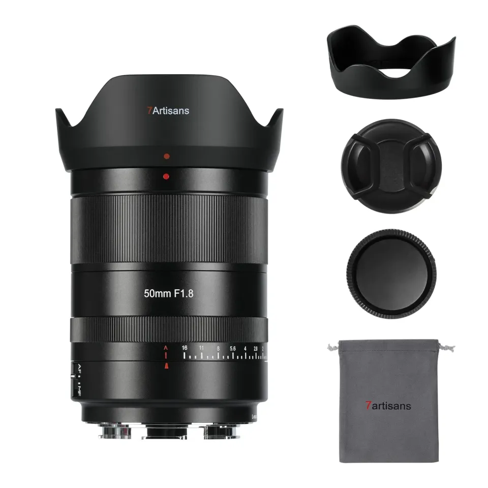 7Artisans AF 50mm F1.8 objectif monture L noir