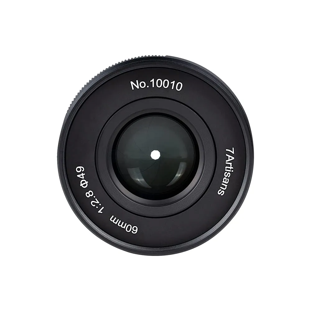 7Artisans 60mm F2.8 II Objectif Macro Sony E APS-C