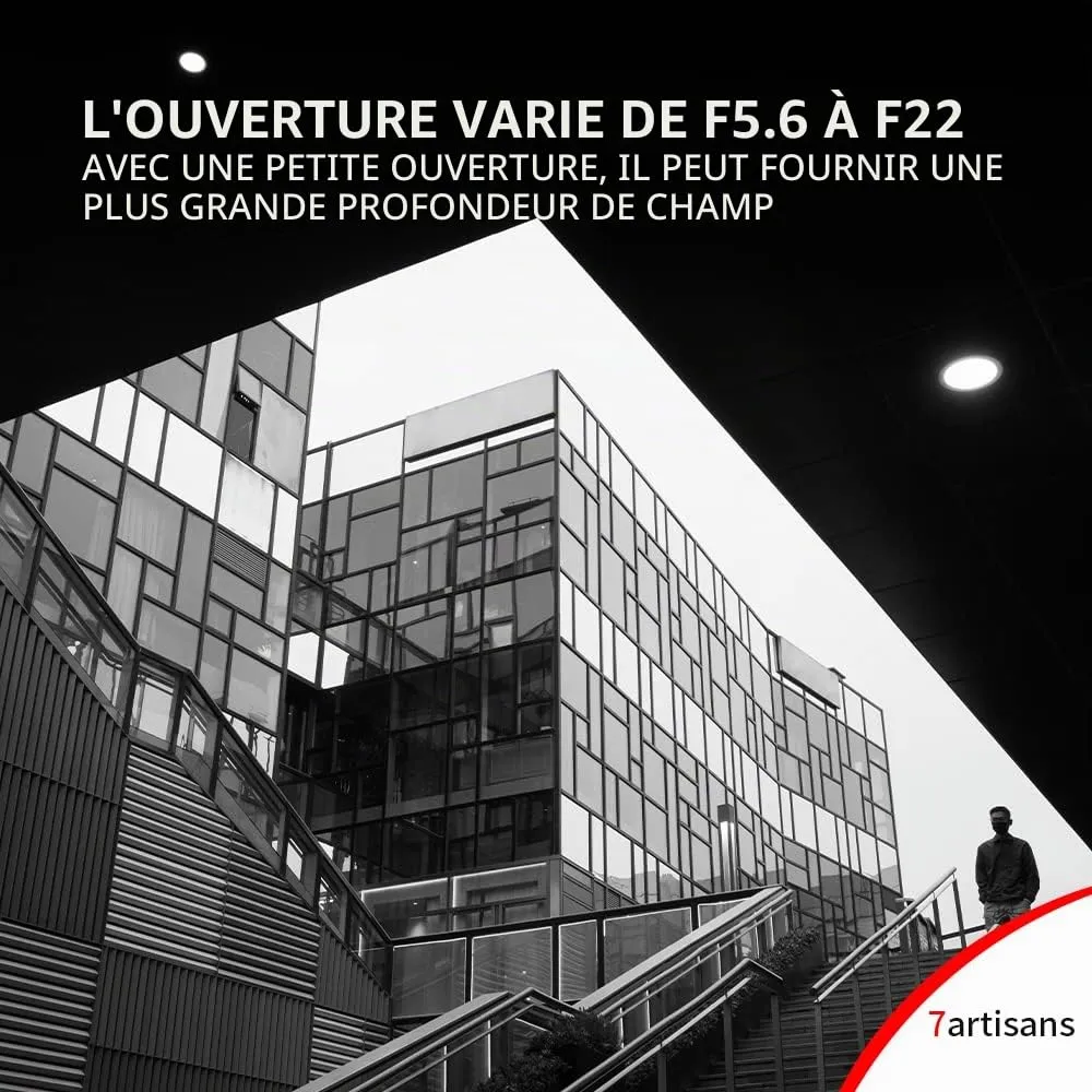 7Artisans M28mm F5.6 objectif Leica M manuel plein format