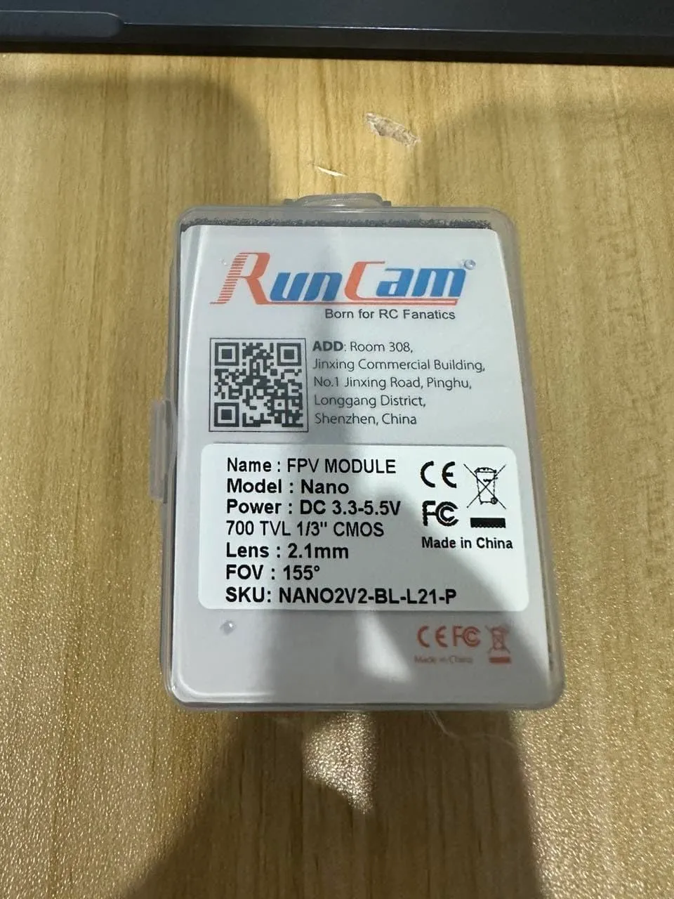 RunCam Nano 2 caméra FPV 700TVL NTSC 170°