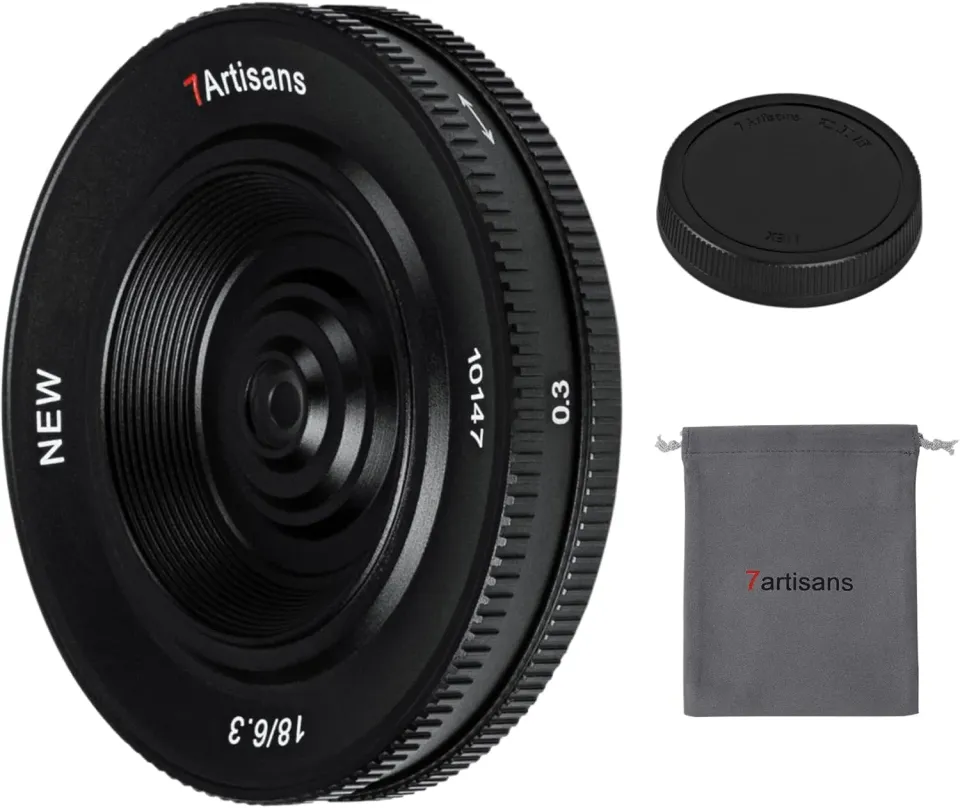 7Artisans 18mm F6.3 pancake objectif Fuji X APS-C