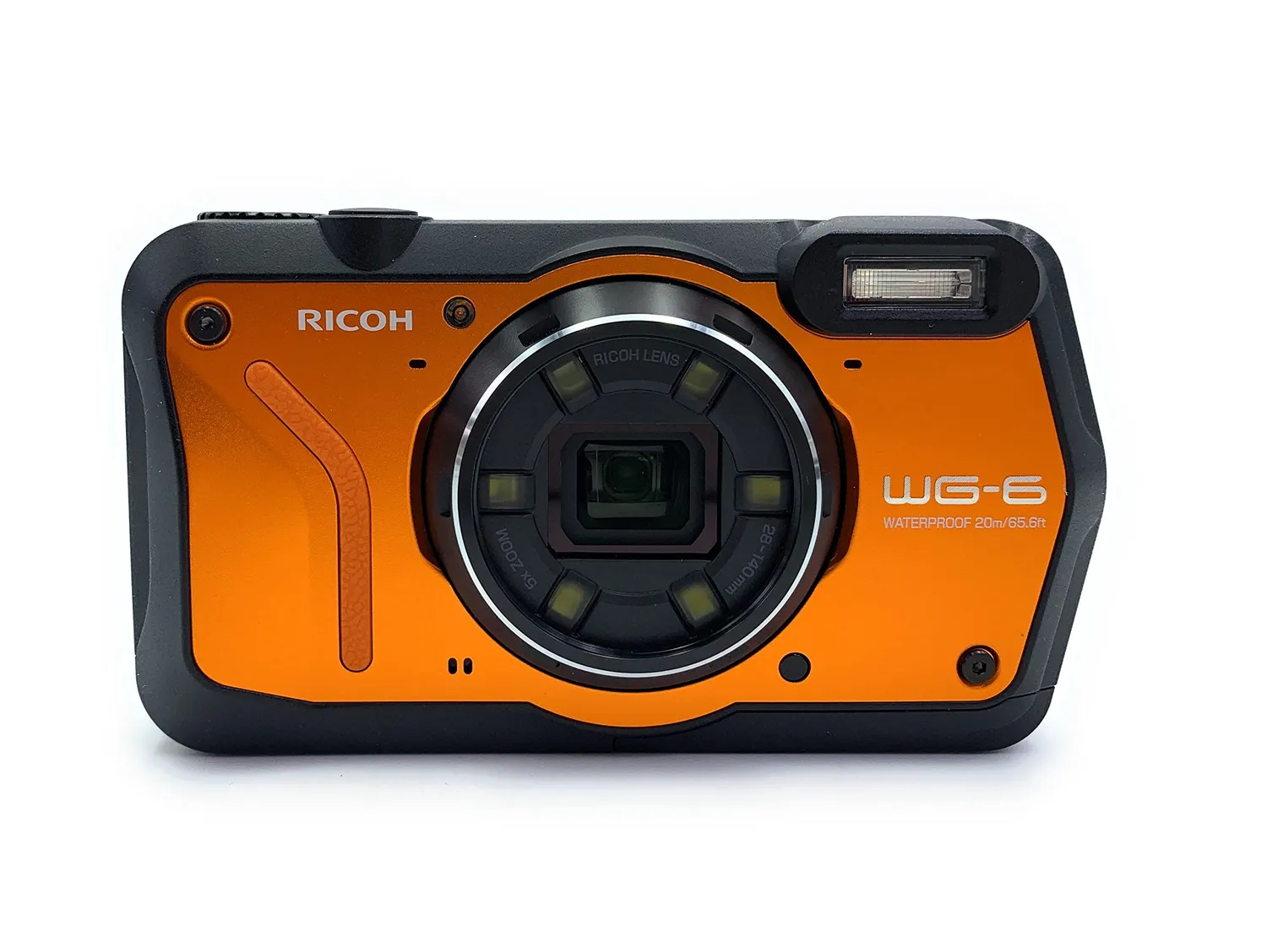 Ricoh WG-6 compact étanche 20 MP orange 4K