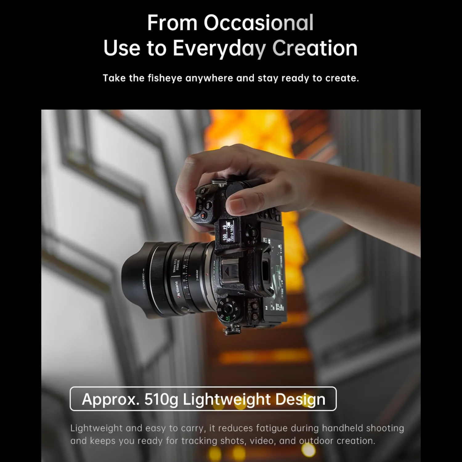 7Artisans AF 10mm F2.5 MAX objectif monture L fisheye