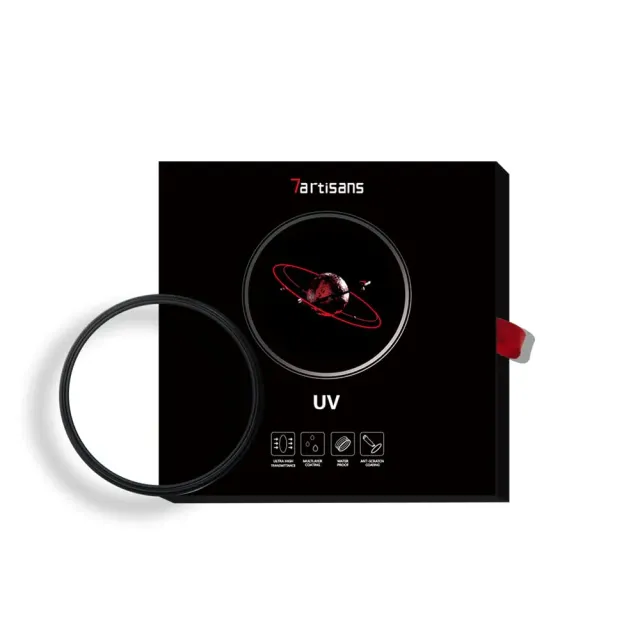 7Artisans filtre UV 49mm protection ultra-fin
