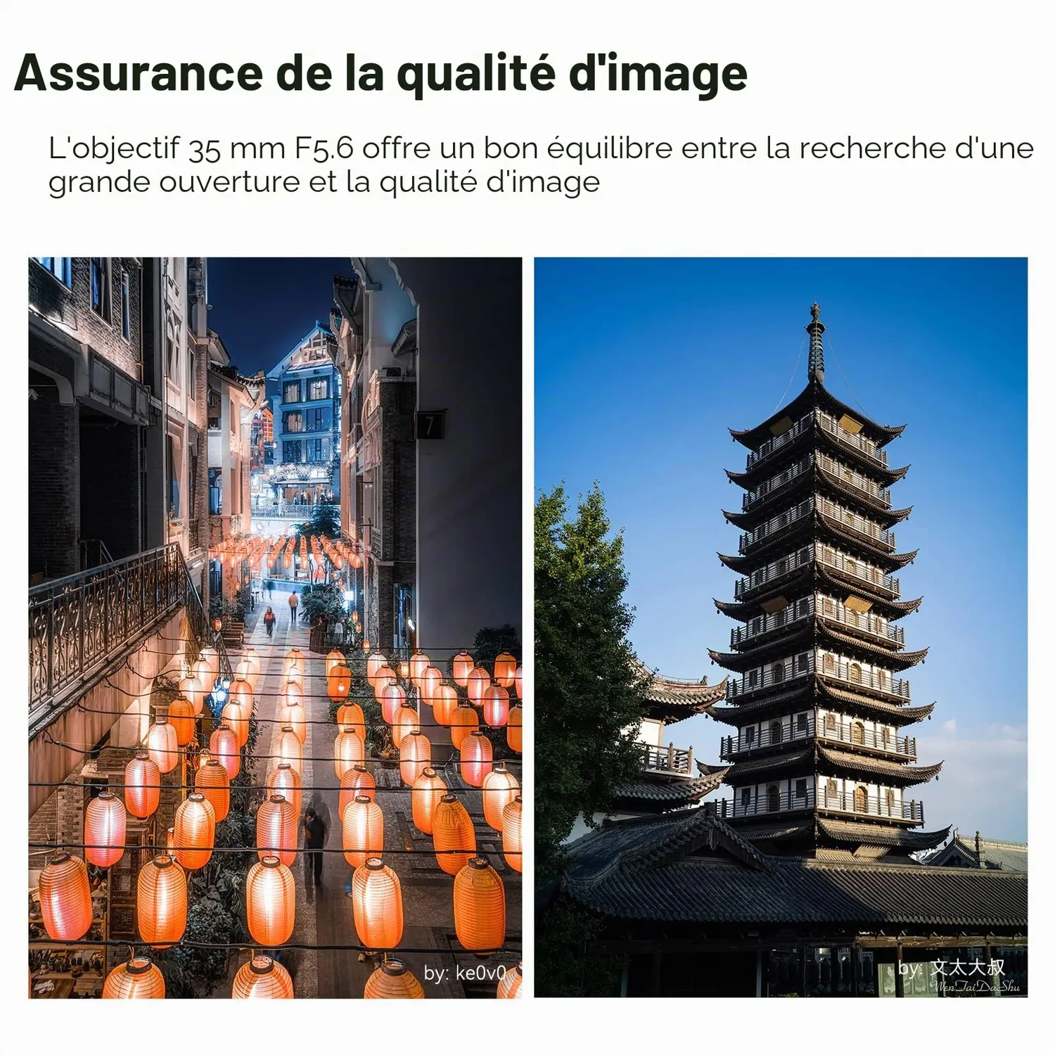 7Artisans 35mm F5.6 objectif Sony E pancake capuchon