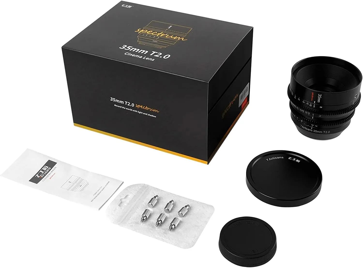 7Artisans Cine 35mm T2.0 objectif cinéma Sony E plein format