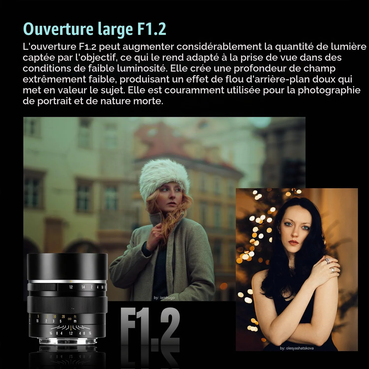 7Artisans 50mm F1.2 objectif Sony E manuel