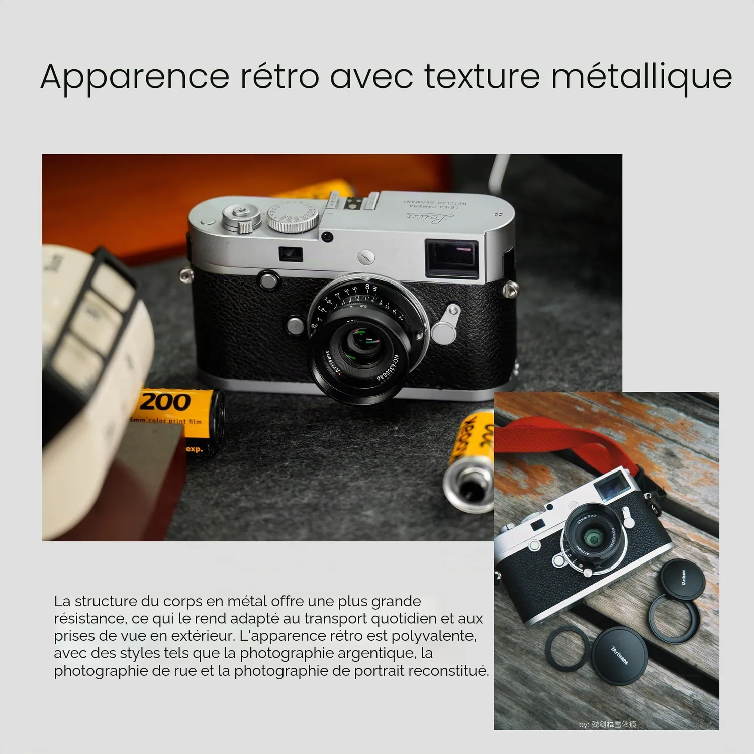 7Artisans M35mm F2.8 objectif Leica M L39 plein format