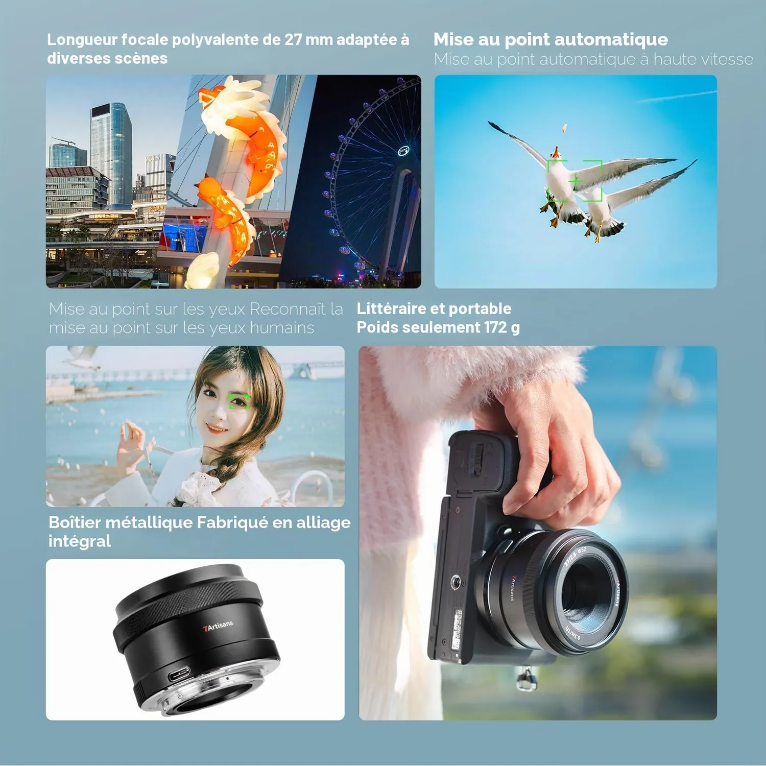 7Artisans AF 27mm F2.8 objectif Sony E autofocus APS-C
