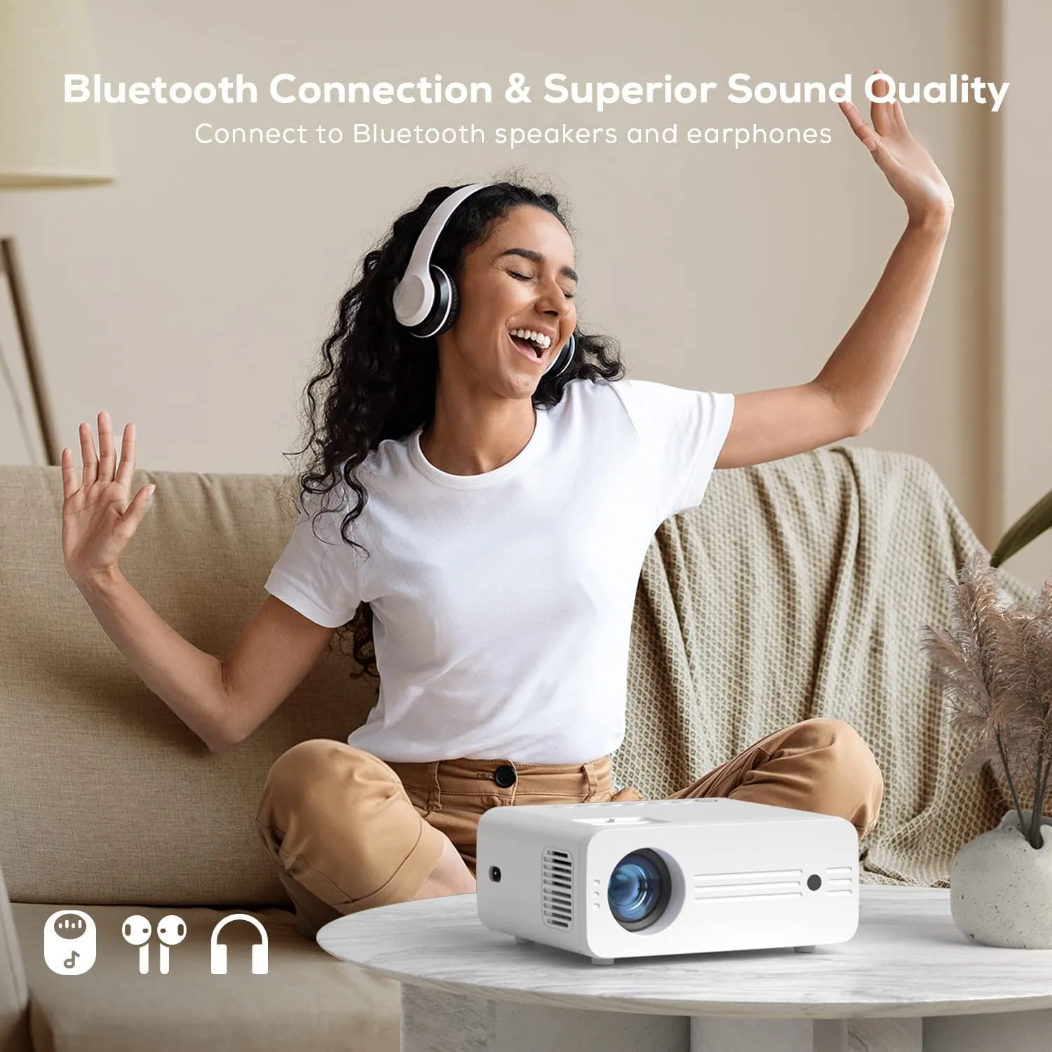 iZeeker iPL310 vidéoprojecteur 1080P WiFi 5G