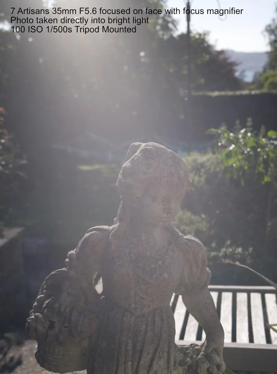 7Artisans 35mm F5.6 objectif Sony E pancake capuchon