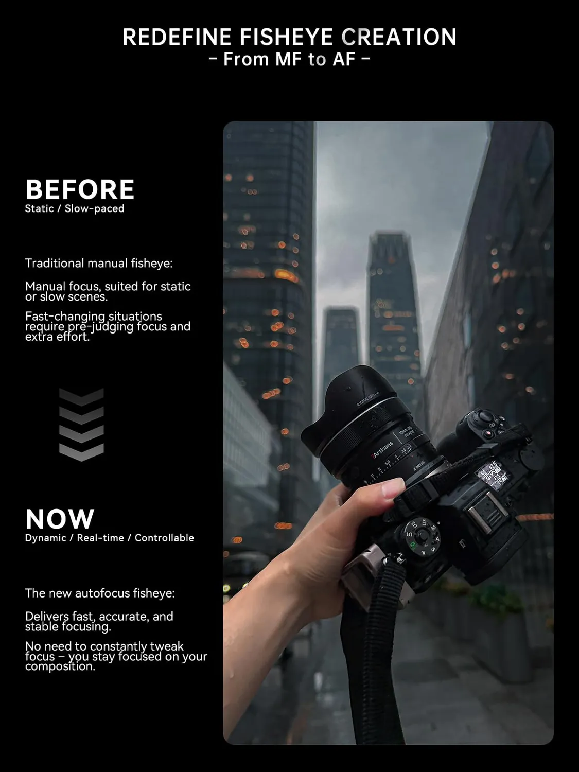 7Artisans AF 10mm F2.5 objectif Nikon Z fisheye